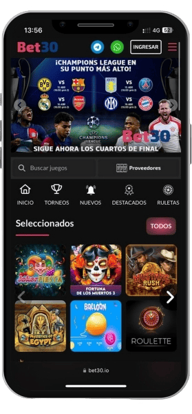 Bet30.Co Casino Download Mobiele App